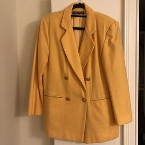 Vintage double breasted wool blazer